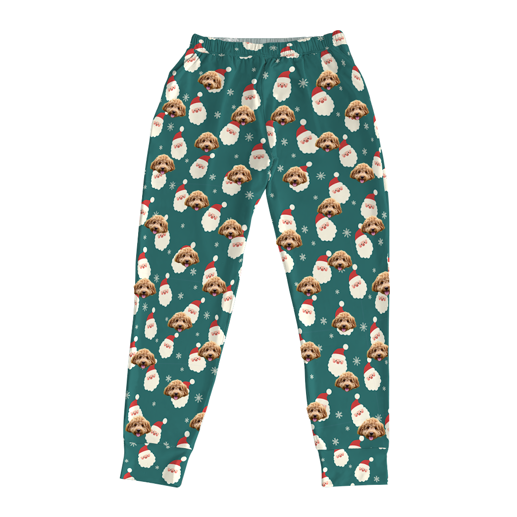 SantaJoggerPajamaPants