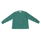 SolidGreenLongSleevePajamaShirt
