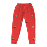 SolidRedJoggerPajamaPants
