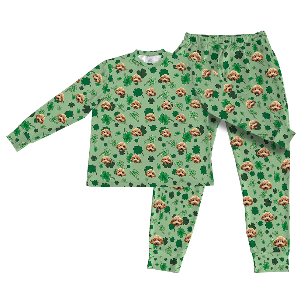 ShamrocksPajamaSet(Shirt&amp;Pants)1Pet