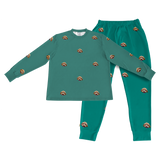 SolidGreenPajamaSet(Shirt&Joggers)
