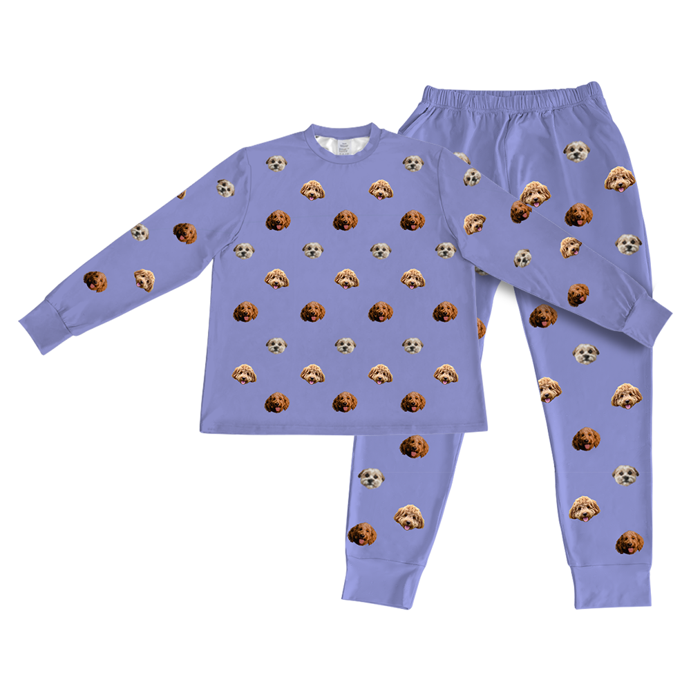 PeriwinklePajamaSet(Shirt&amp;Pants)3PetImages(+$8.00)