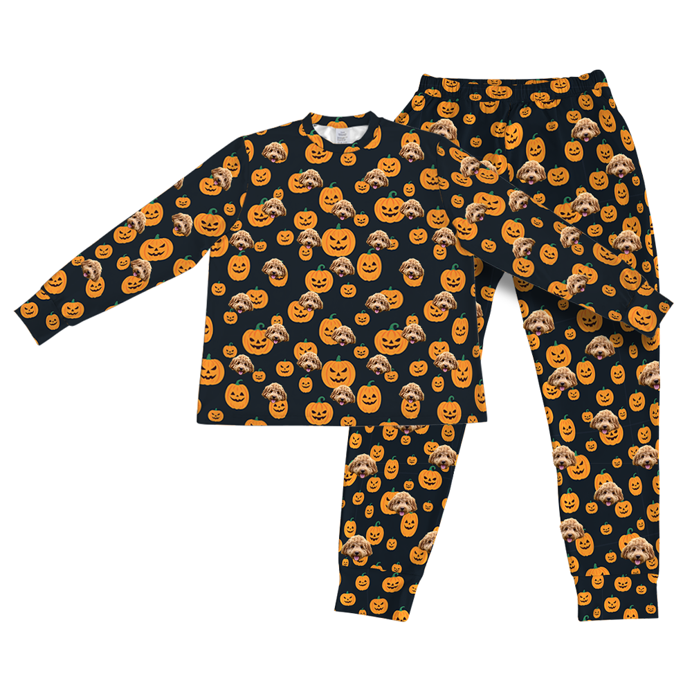 Jack-O-LanternsPajamaSet(Shirt&Joggers)
