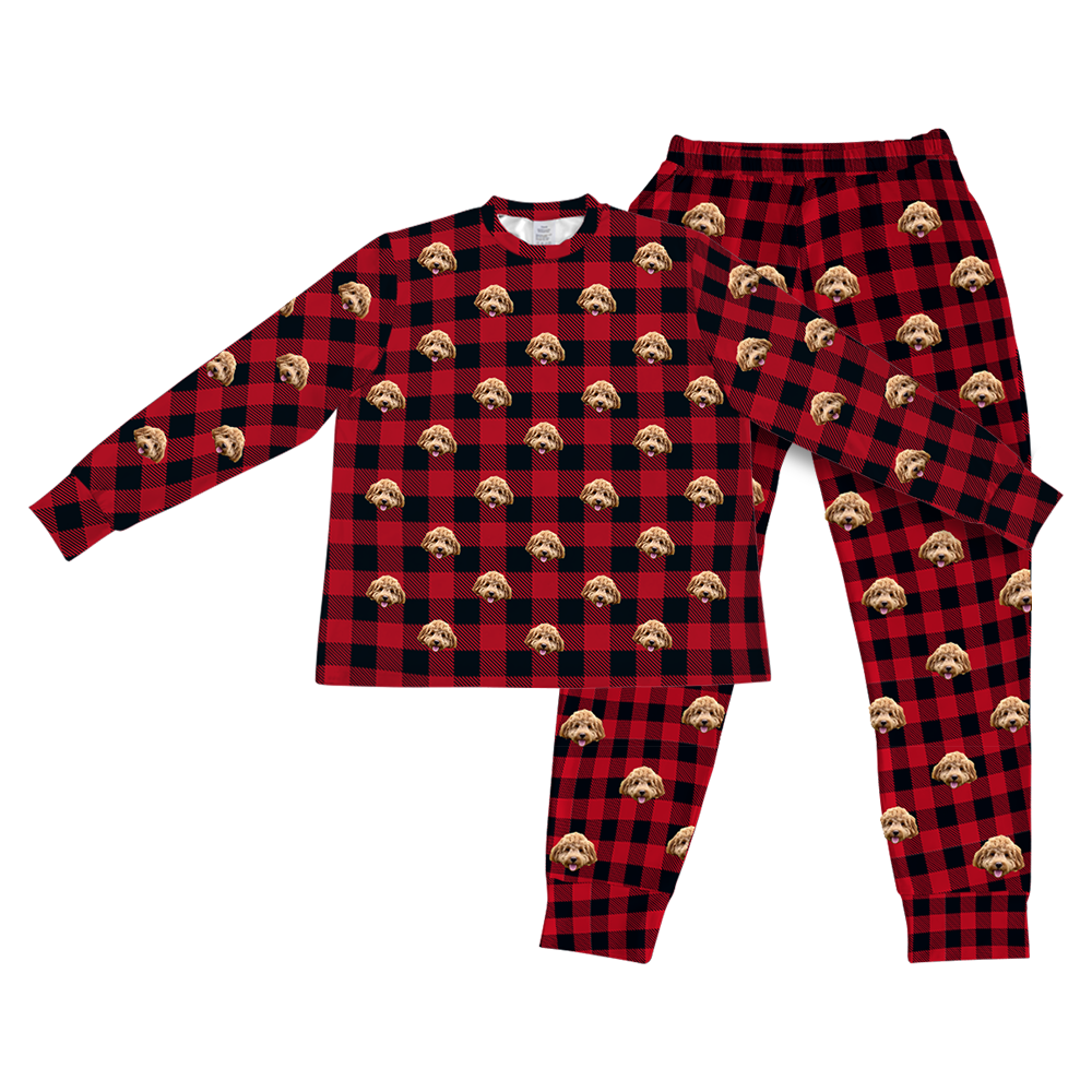 BuffaloPlaidPajamaSet(Shirt&amp;Pants)1PetImage