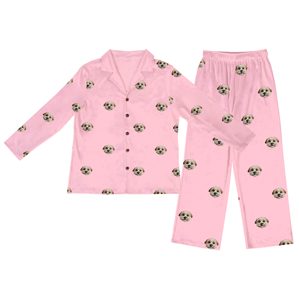 Kids Button Up Pajamas Long - Cuddle Clones