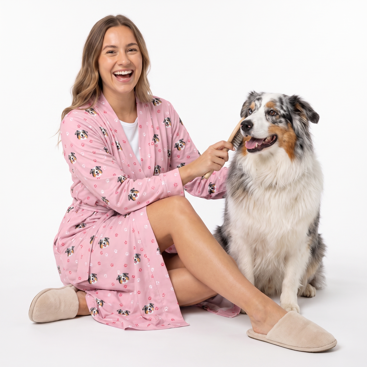 Adult Custom Pet Face Robes