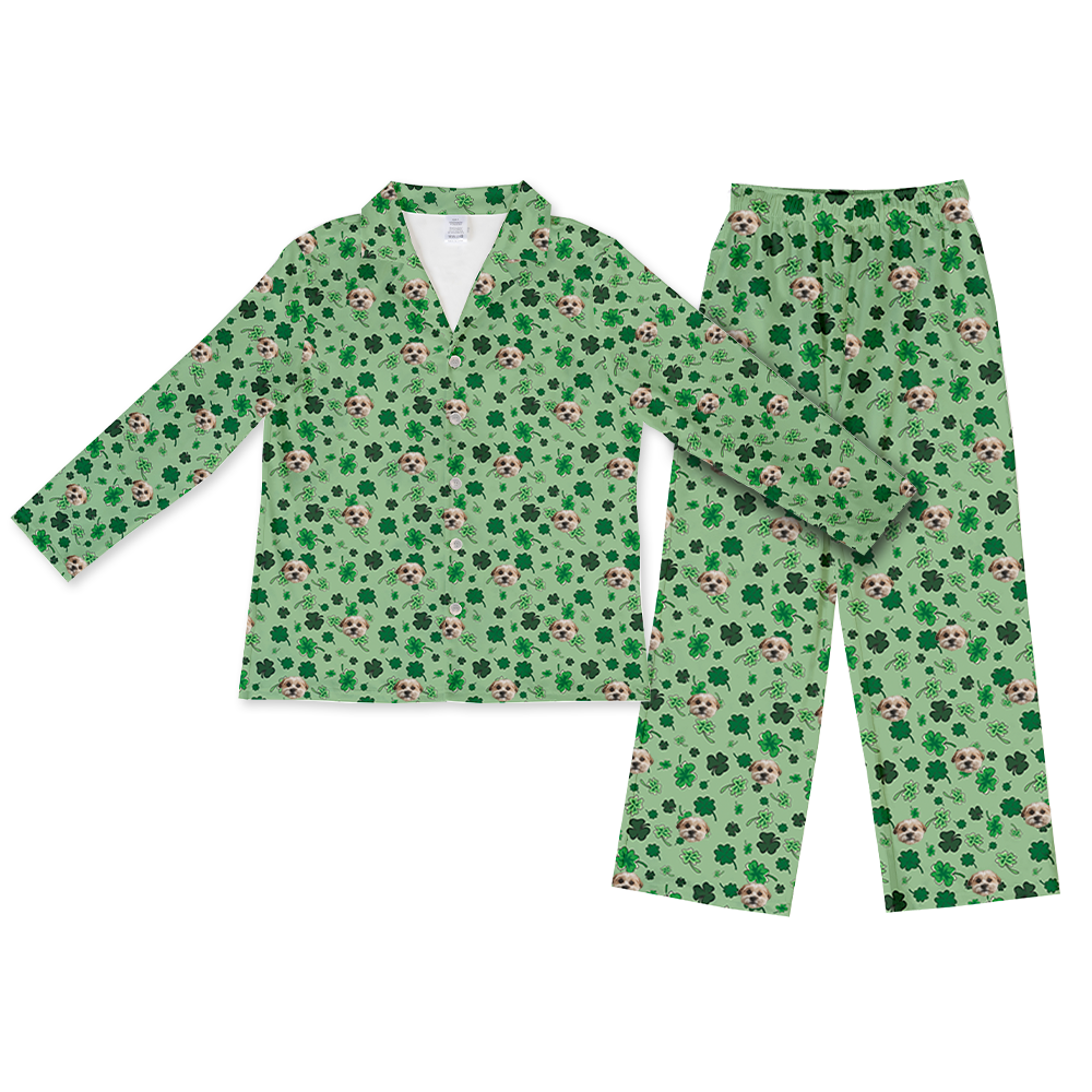 ShamrocksPajamaSet(Shirt&amp;Pants)1Pet