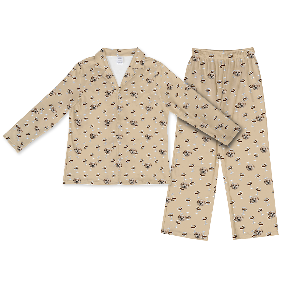 EspressoMartinisPajamaSet(Shirt&amp;Pants)1Pet