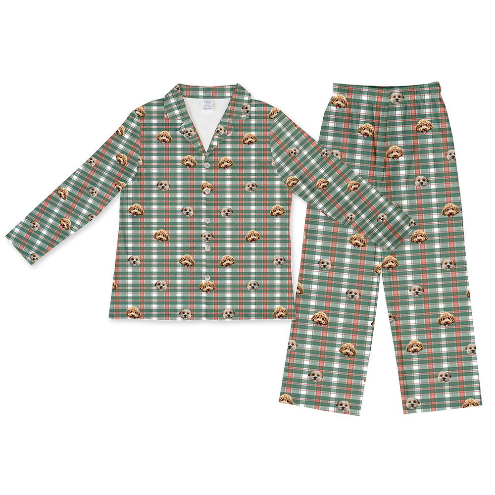 FlannelPajamaSet(Shirt&amp;Pants)2Pets