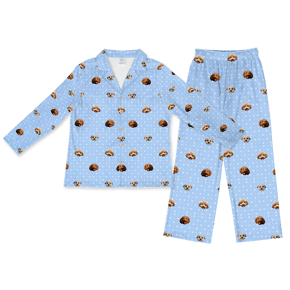 SnowflakesPajamaSet(Shirt&amp;Pants)3Pets