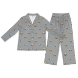 SlateGrayLongPajamaSet(Shirt&Pants)2Pets