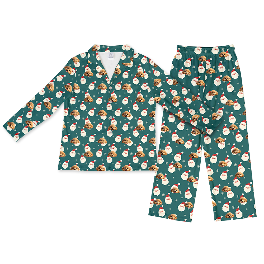 SantaLongSleevePajamaShirt&PantsSet