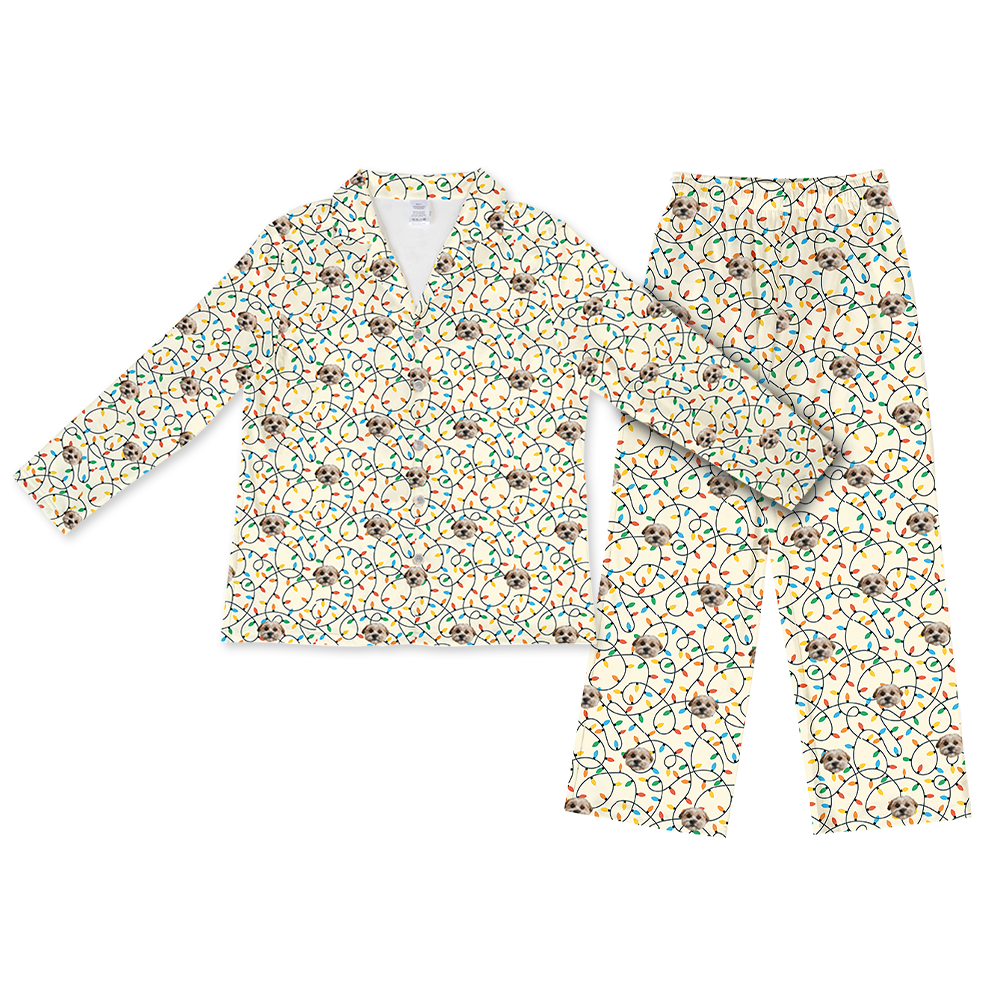 ChristmasLightsLongSleevePajamaShirt&PantsSet($69.99)
