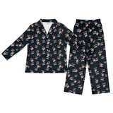 Pajama set with 'I love Dad' print on a white background