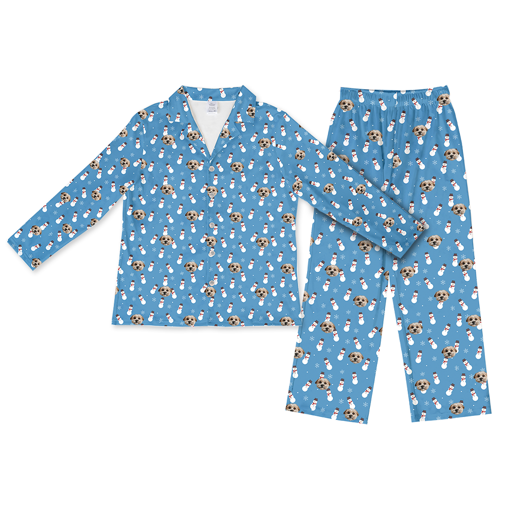 SnowmenLongSleevePajamaShirt&PantsSet($69.99)