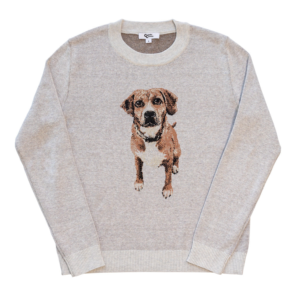 Custom Knit Pet Sweater | Personalized Holiday Gift For Pet Lovers | Cozy and Hand Illustrated