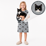 Kids Custom Pet Face Nightgowns