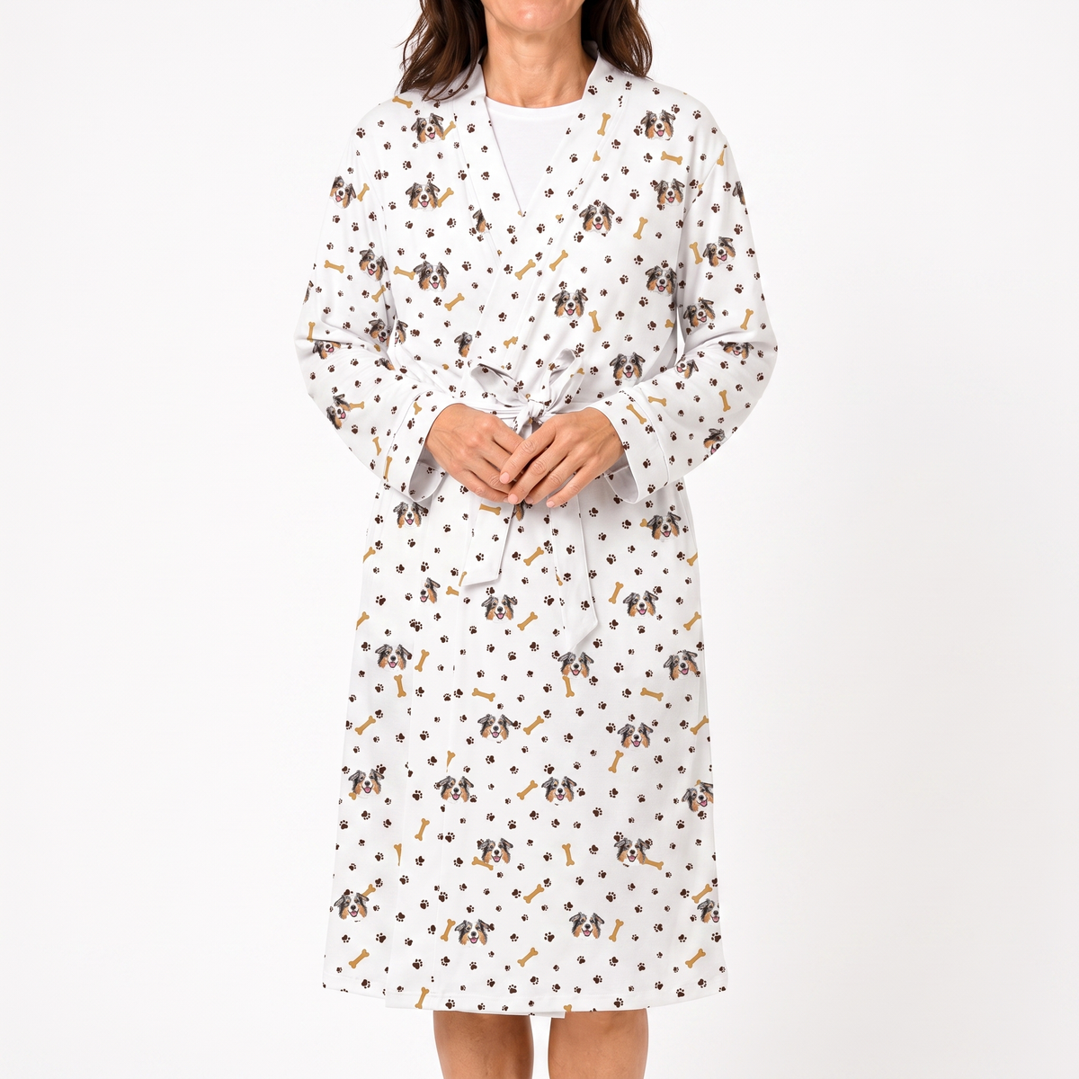 Pyjama boutonné adulte court
