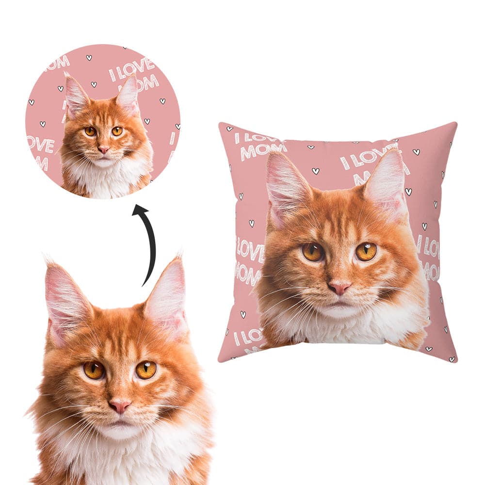 pink pillow customized