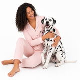Premium Women's Bamboo Custom Pet Face Pajamas