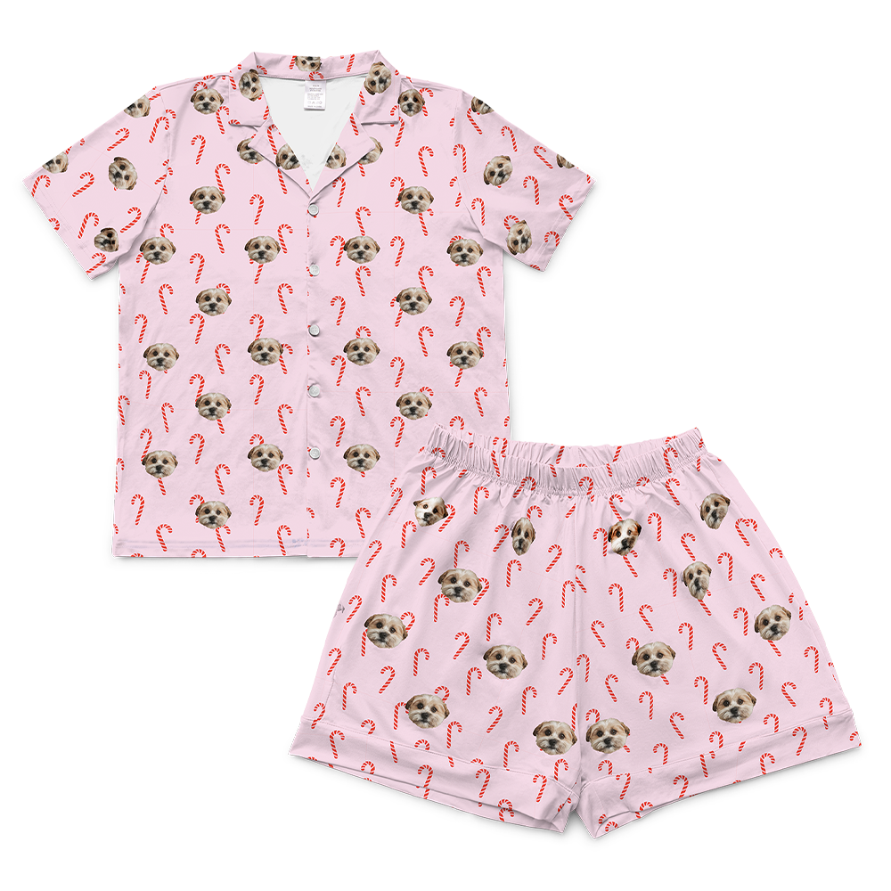 CandyCanesShortSleevePajamaShirt&ShortsSet($59.99)