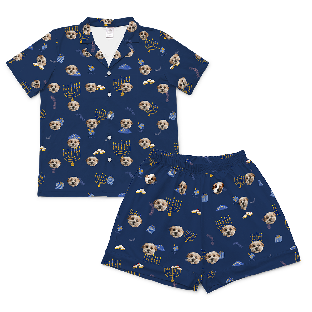 HanukkahShortSleevePajamaShirt&ShortsSet($59.99)