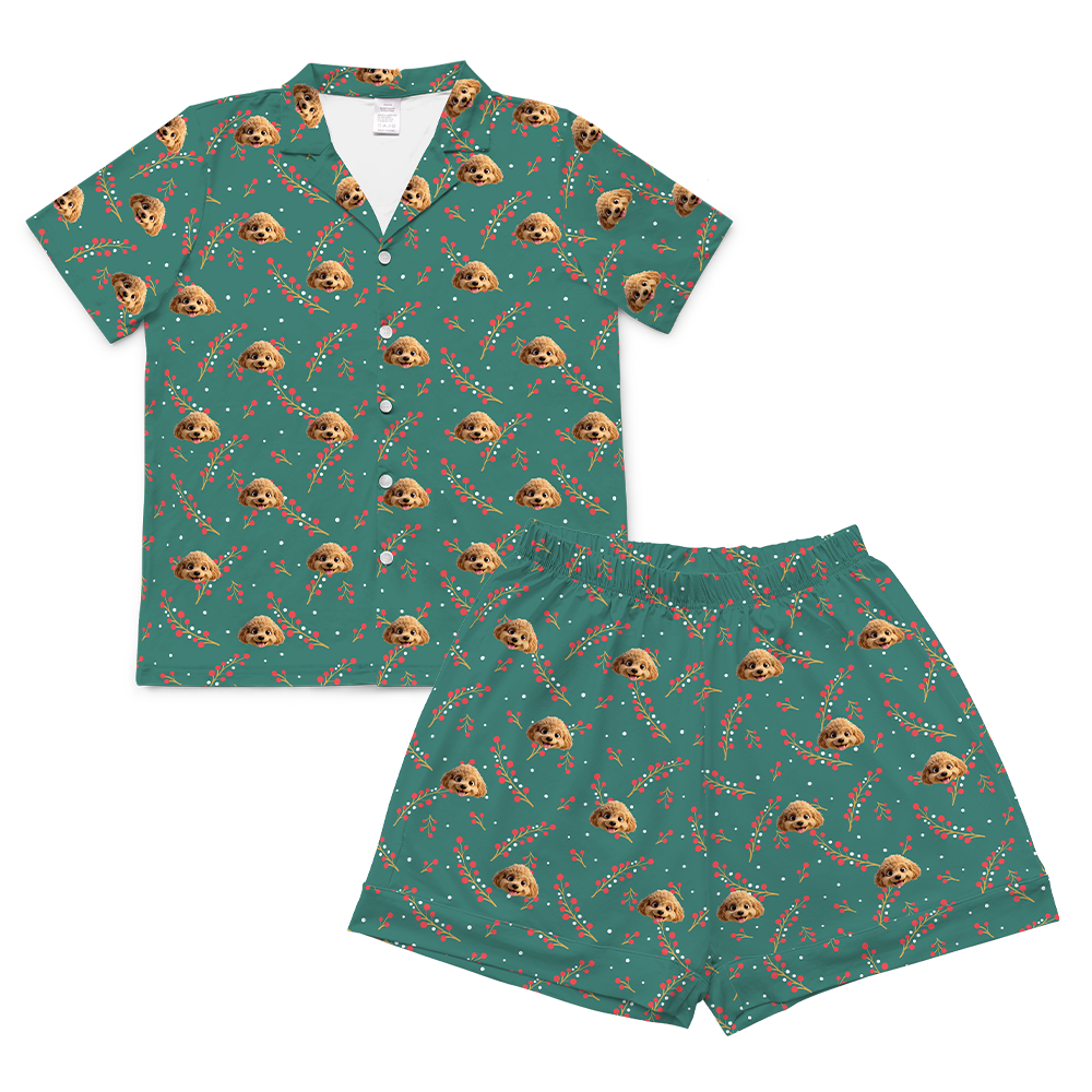 BerriesShortSleevePajamaShirt&ShortsSet