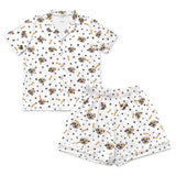 PawsandBonesShortPajamaSet(Shirt&Shorts)1Pet