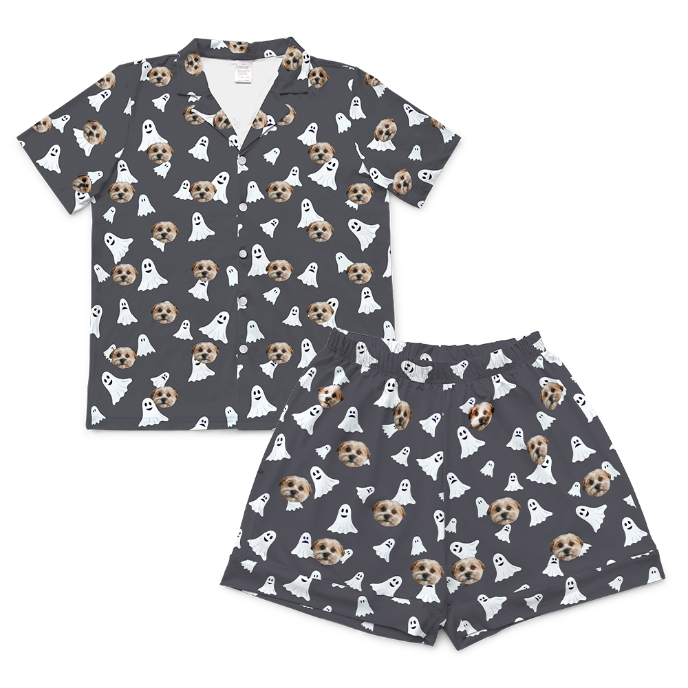 GhostsShortSleevePajamaShirt&ShortsSet