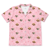 LightPinkPawsShortSleevePajamaShirt2Pets