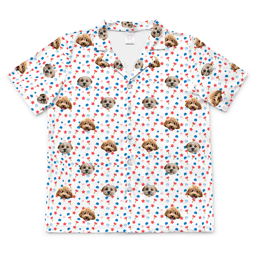 Stars&amp;PopsShortSleevePajamaShirt2Pets