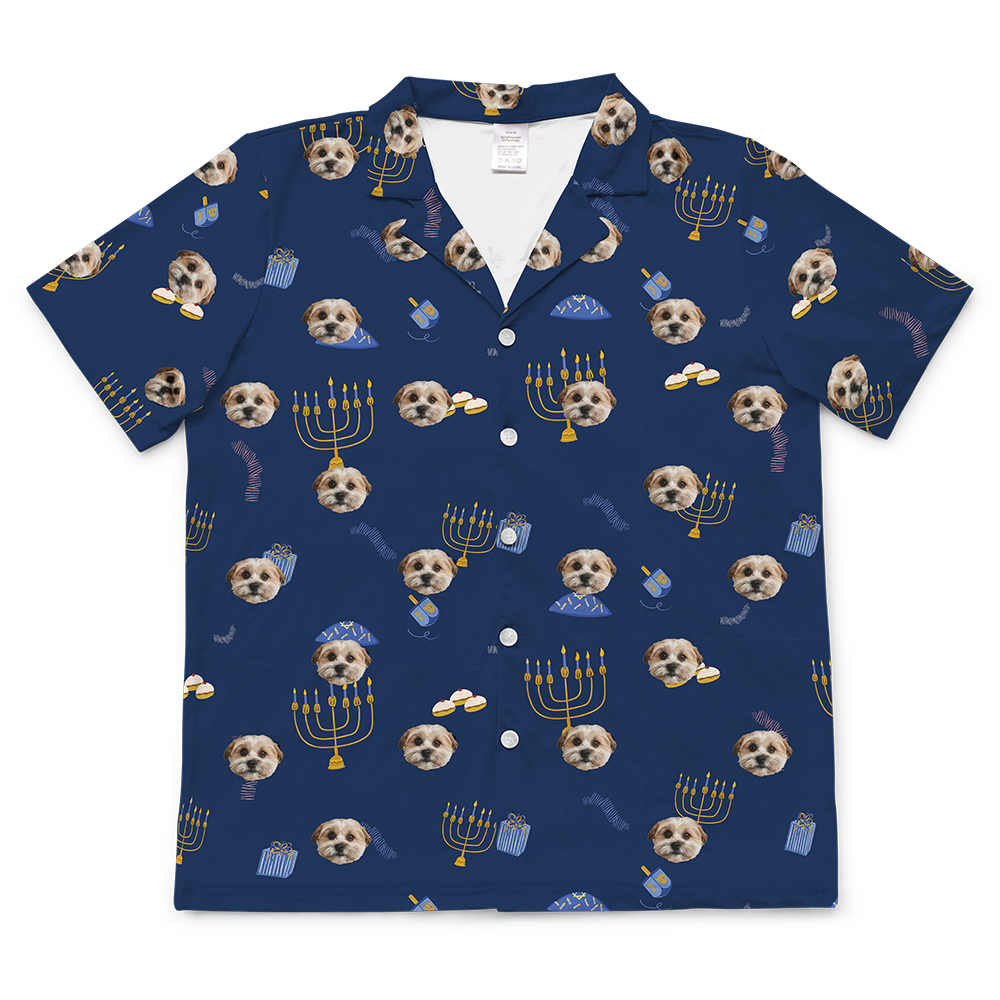 HanukkahShortSleevePajamaShirt