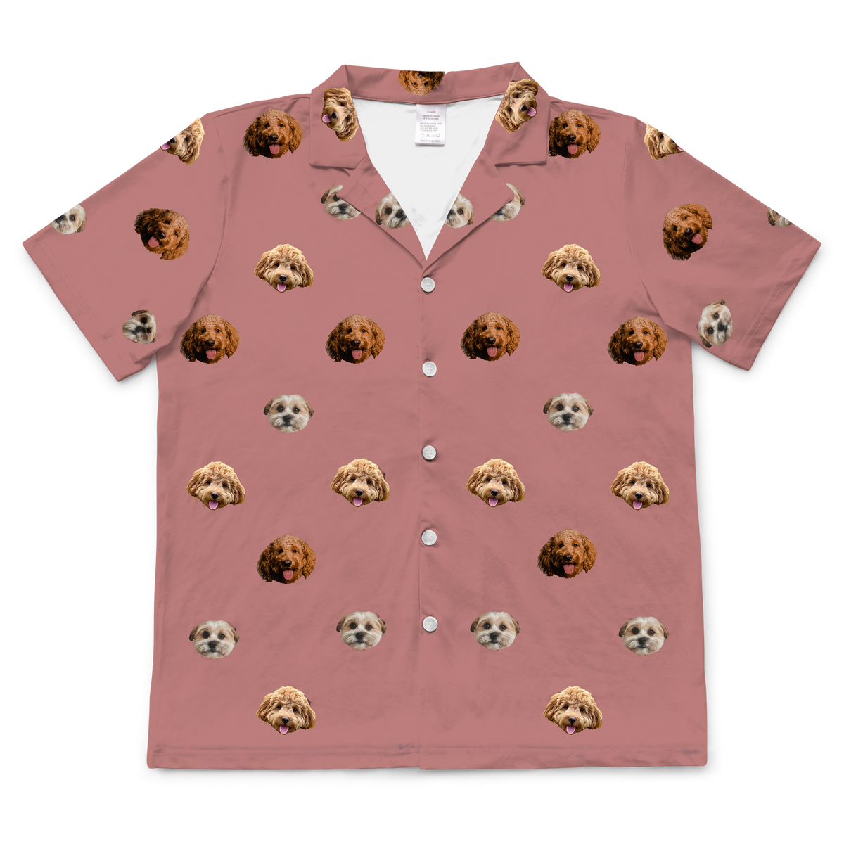 DustyRoseShortSleevePajamaShirt3Pets