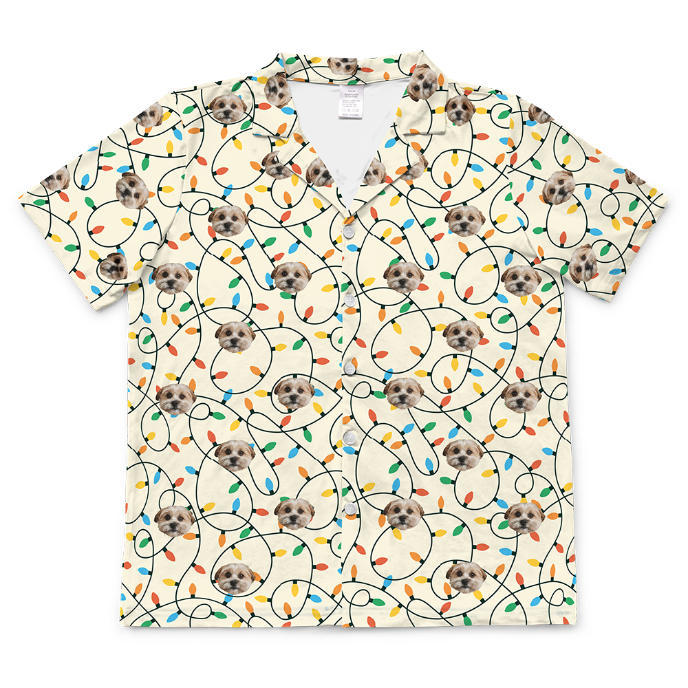 ChristmasLightsShortSleevePajamaShirt($33.99)