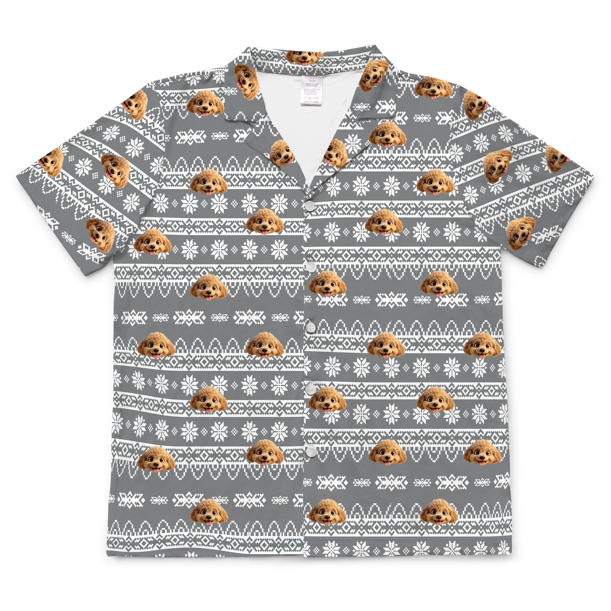 HolidaySweaterShortSleevePajamaShirt