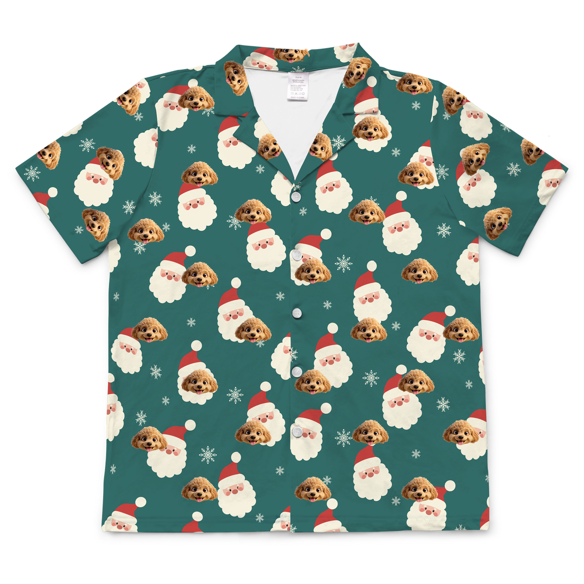 SantaShortSleevePajamaShirt