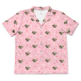 LightPinkPawsShortSleevePajamaShirt1Pet