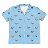 SkyBlueShortSleevePajamaShirt1Pet
