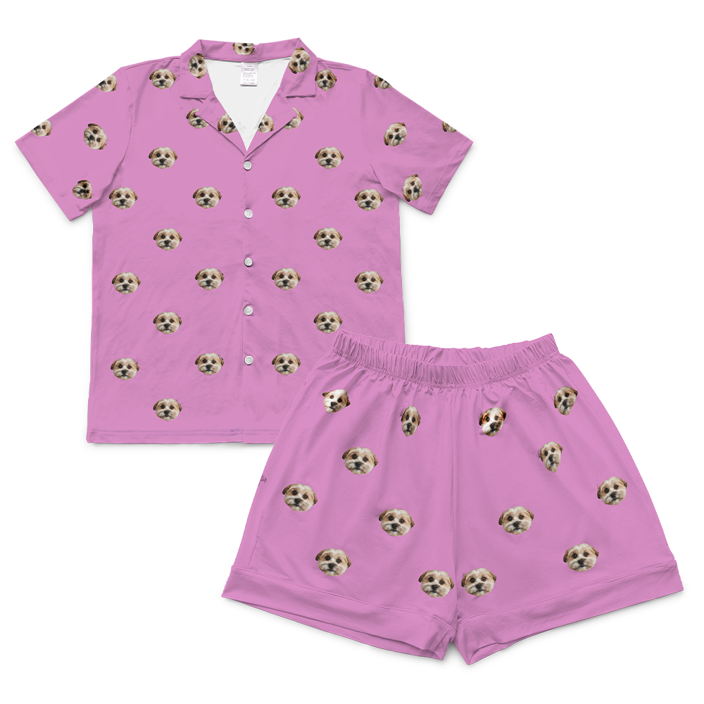 OrchidShortSleevePajamaShirt&ShortsSet