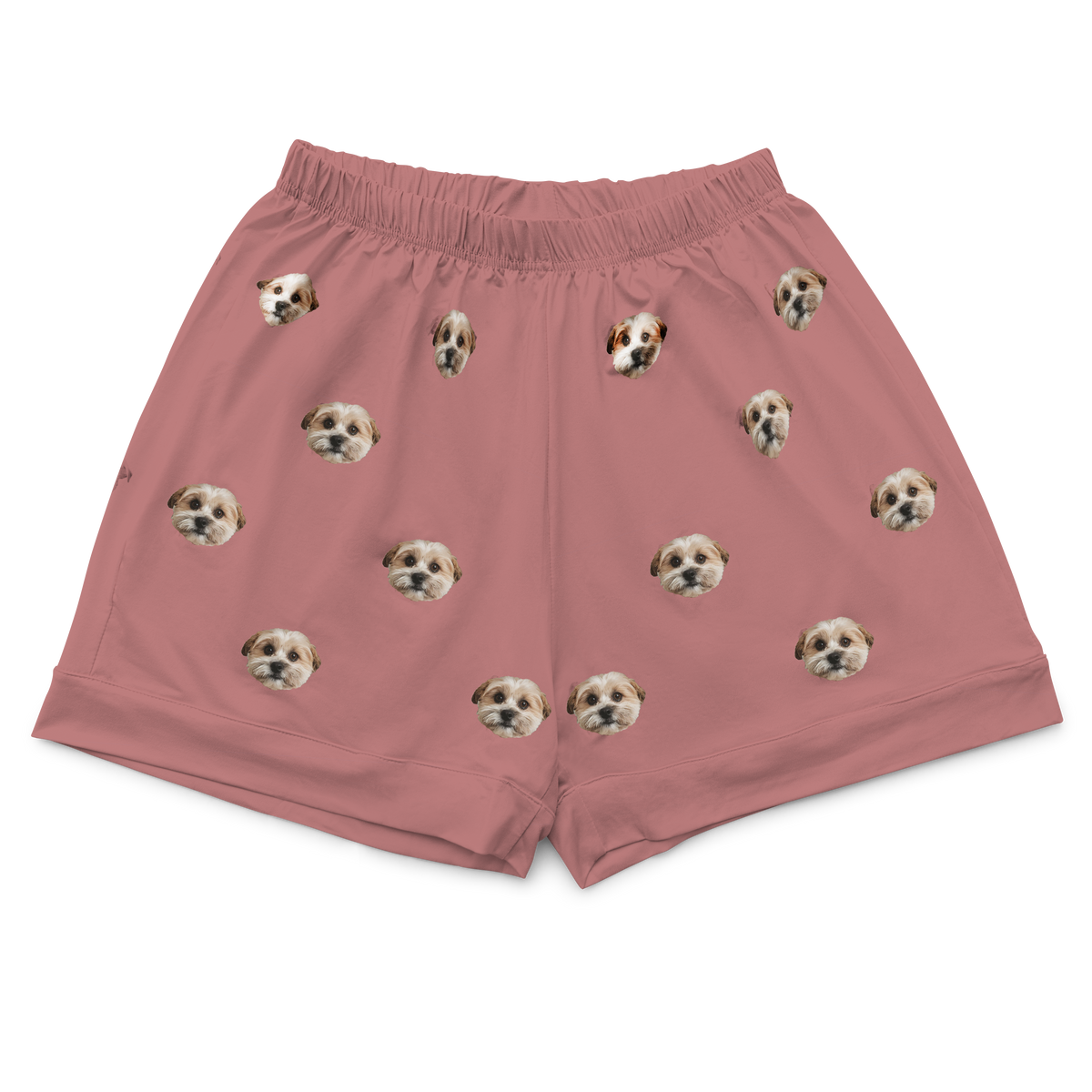 DustyRosePajamaShorts