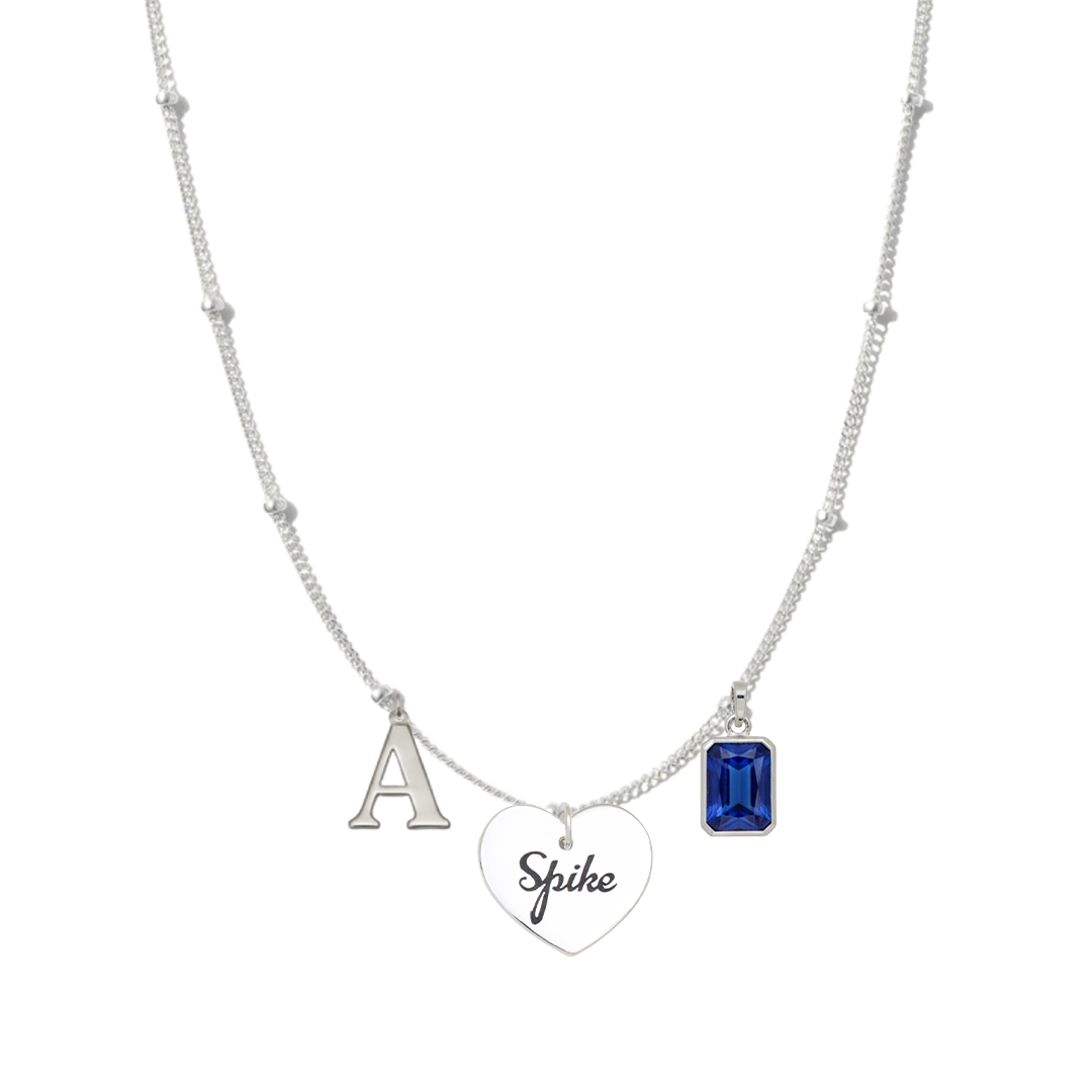 SilverSatelliteEngravedScriptHeartCharm2