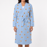 Adult Custom Pet Face Robes - Sky Blue