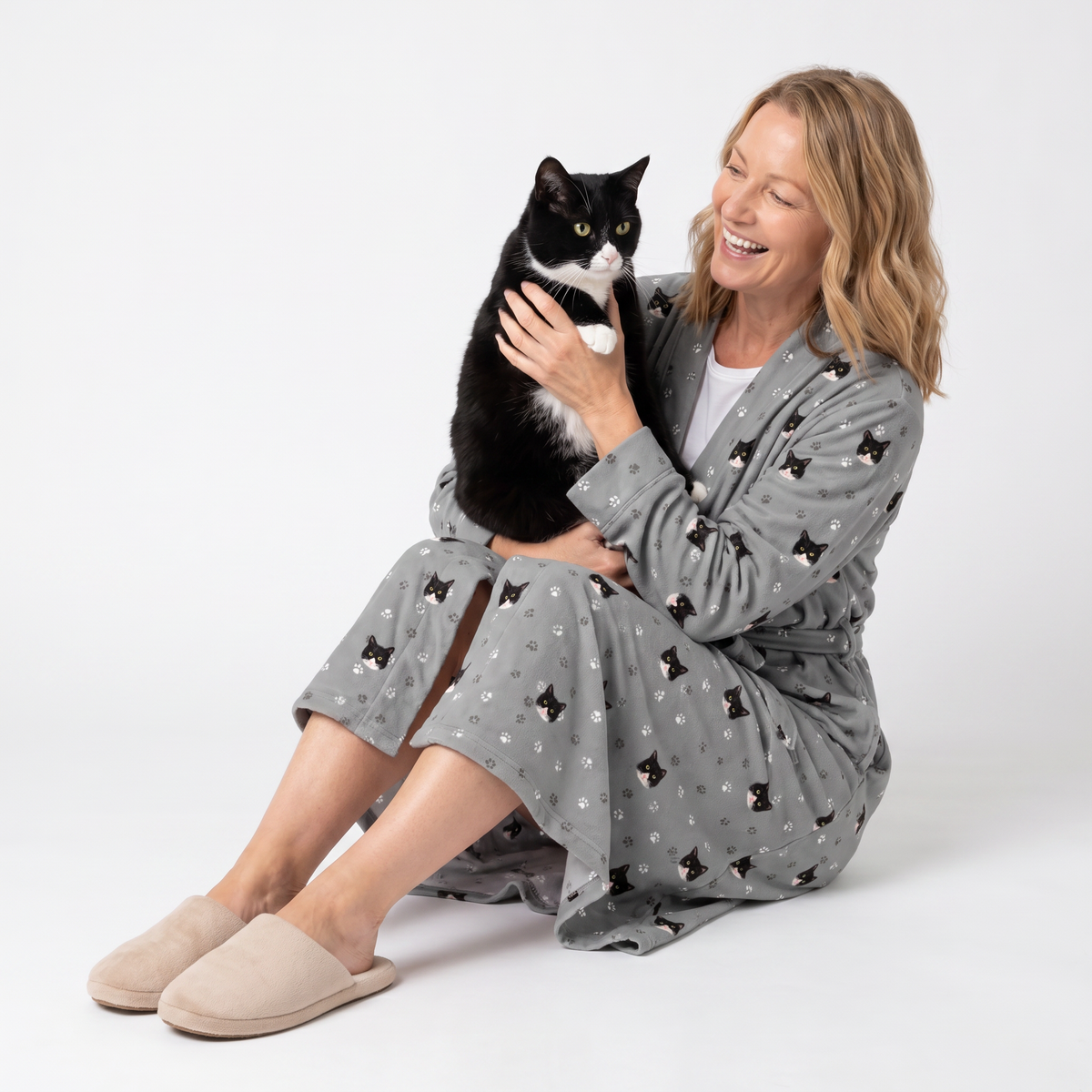 Adult Custom Pet Face Robes