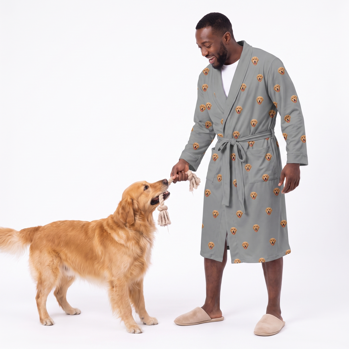 Adult Custom Pet Face Robes