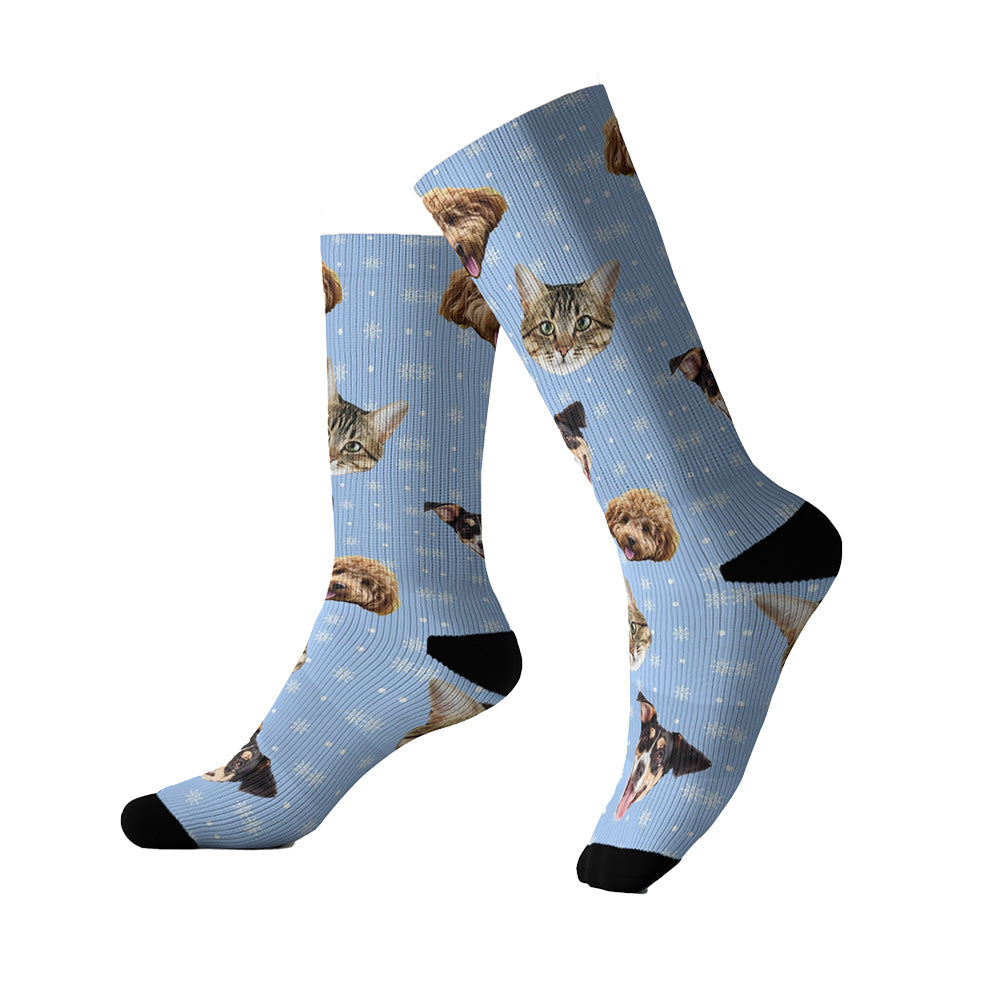 Custom Dog Pet Socks Create Personalized Pet Socks with Your Dog s Face Cuddle Clones