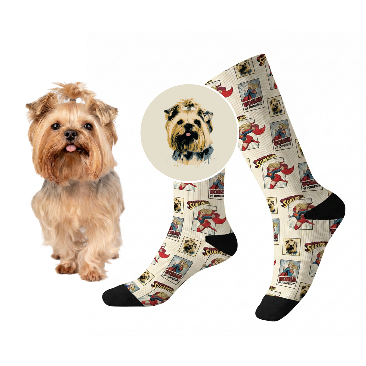 Chaussettes personnalisées pour animaux de compagnie