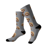 Gray Paws Socks
