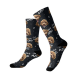 black custom socks 