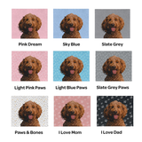 Customized Pet Art Blanket - 1 Pet