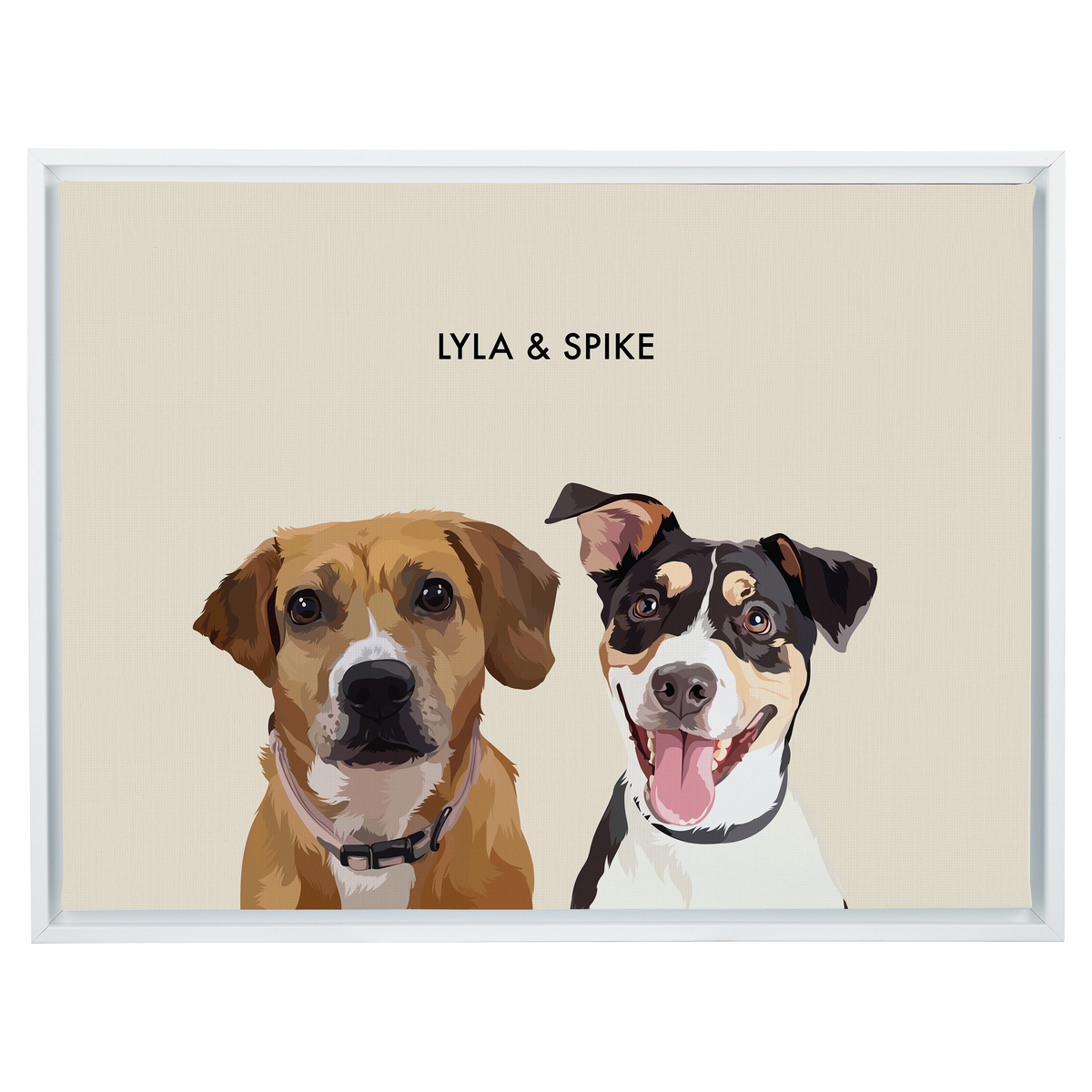 Beige18"x24"CanvasFrameWhite